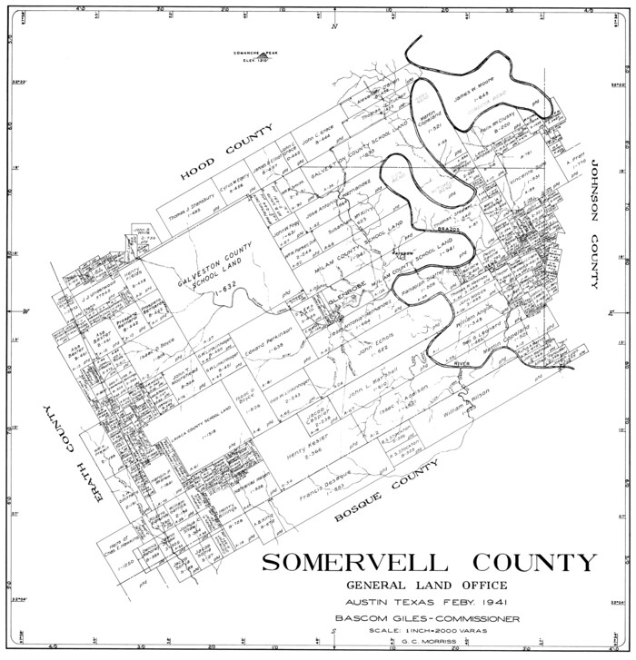 77424, Somervell County, General Map Collection