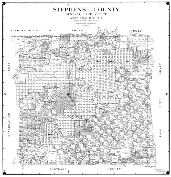77426, Stephens County, General Map Collection