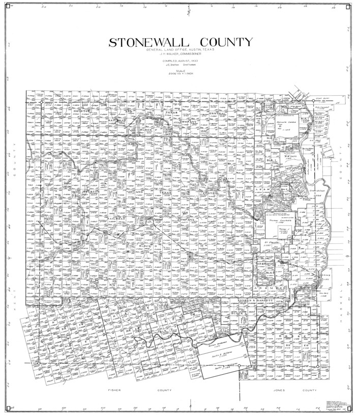 77428, Stonewall County, General Map Collection