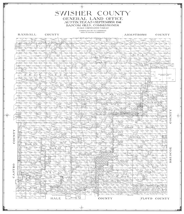 77430, Swisher County, General Map Collection