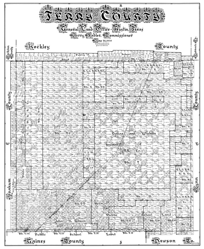 77434, Terry County, General Map Collection