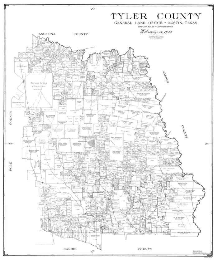 77441, Tyler County, General Map Collection