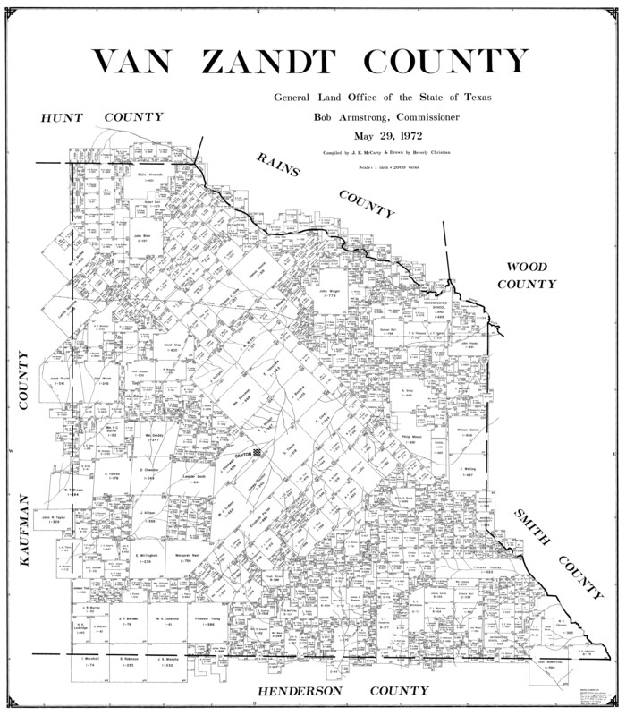 77446, Van Zandt County, General Map Collection