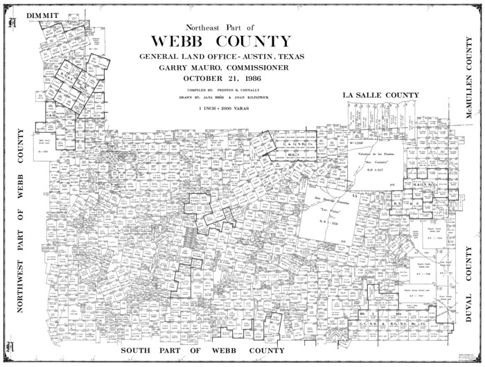 77452, Northeast Part of Webb County, General Map Collection