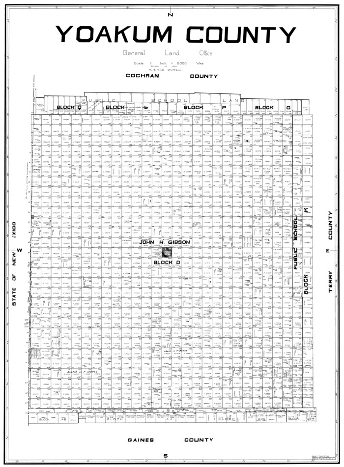 77465, Yoakum County, General Map Collection