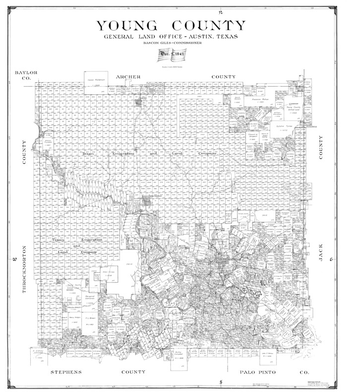 77466, Young County, General Map Collection