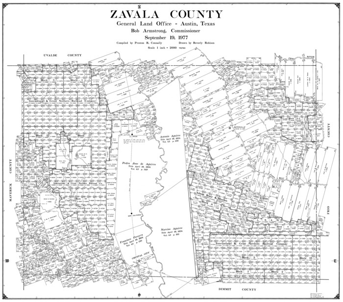 77468, Zavala County, General Map Collection