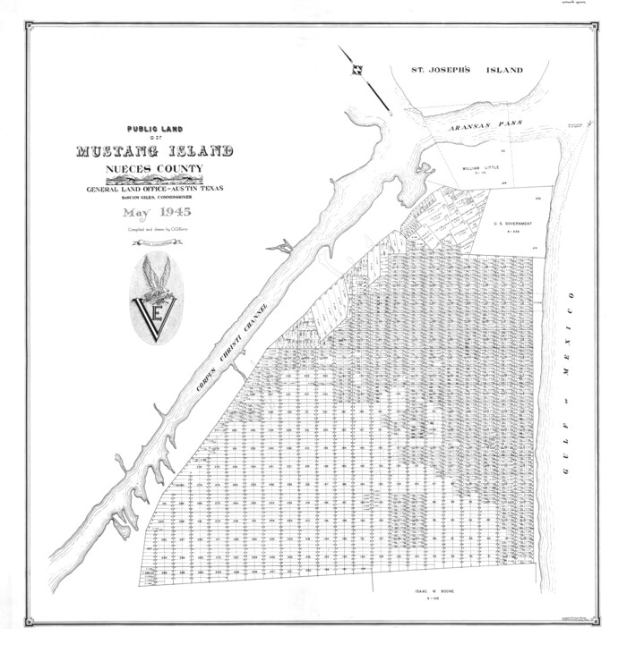 77469, Mustang Island, General Map Collection
