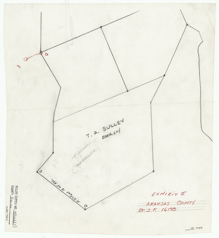 77471, Aransas County Rolled Sketch 14, General Map Collection

