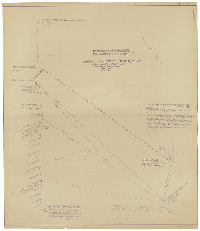 77497, Aransas County Rolled Sketch 29, General Map Collection