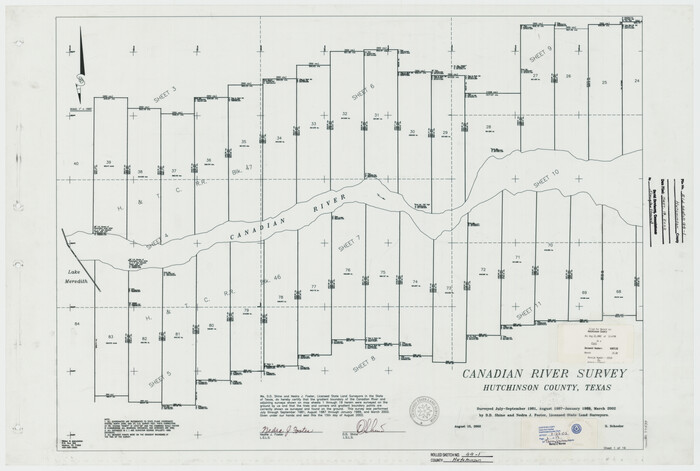 77537, Hutchinson County Rolled Sketch 44-1, General Map Collection