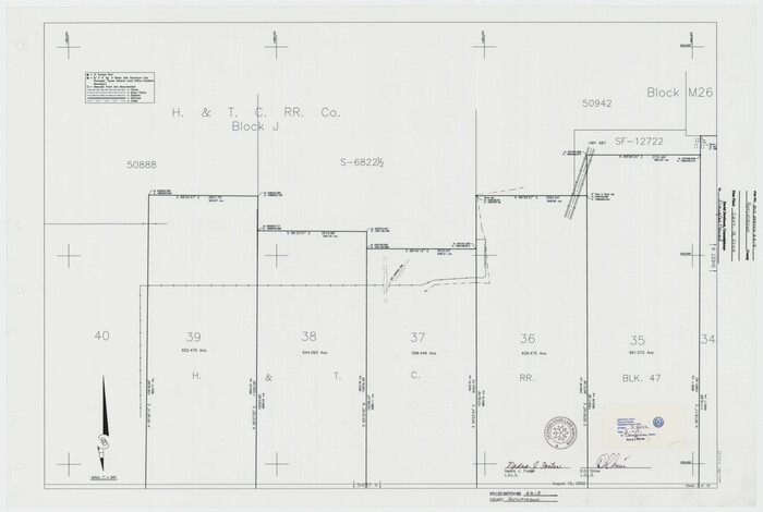 77539, Hutchinson County Rolled Sketch 44-3, General Map Collection