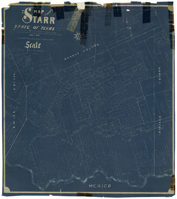 7802, Starr County Rolled Sketch 17, General Map Collection
