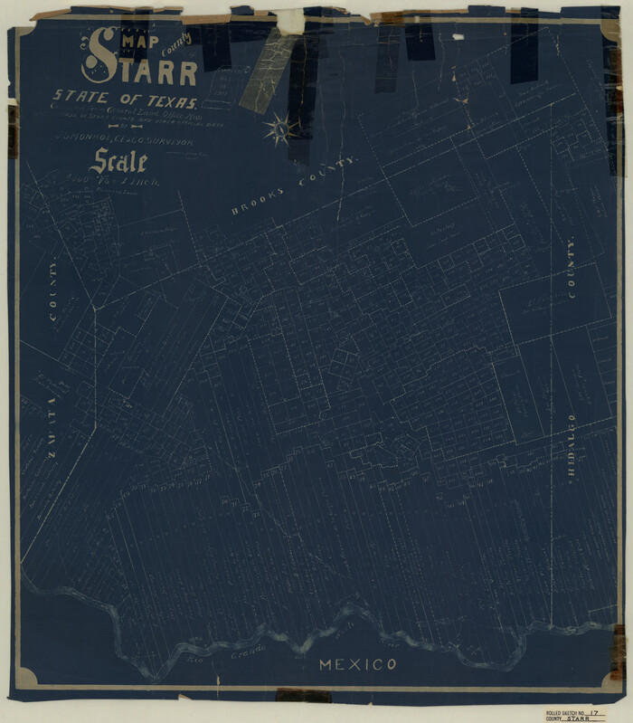 7802, Starr County Rolled Sketch 17, General Map Collection
