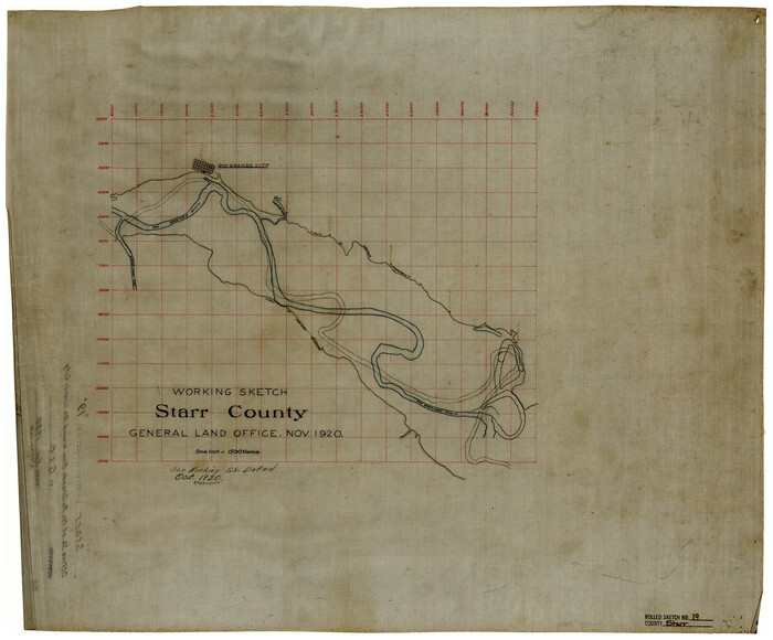 7803, Starr County Rolled Sketch 19, General Map Collection
