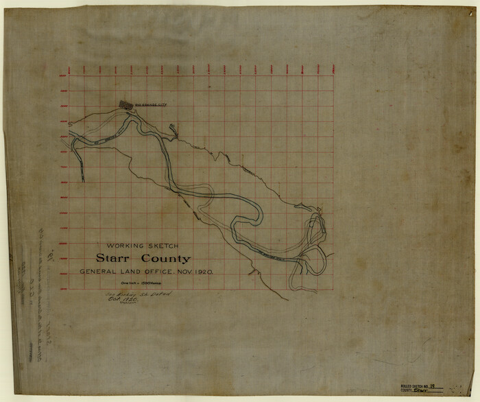 7803, Starr County Rolled Sketch 19, General Map Collection