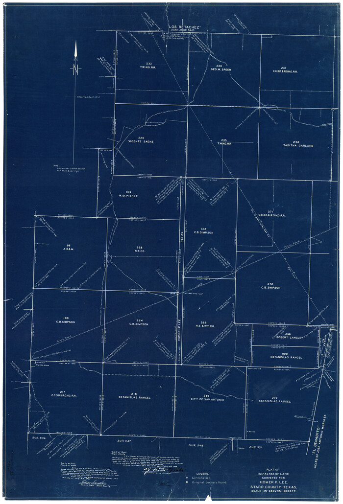 7807, Starr County Rolled Sketch 23, General Map Collection

