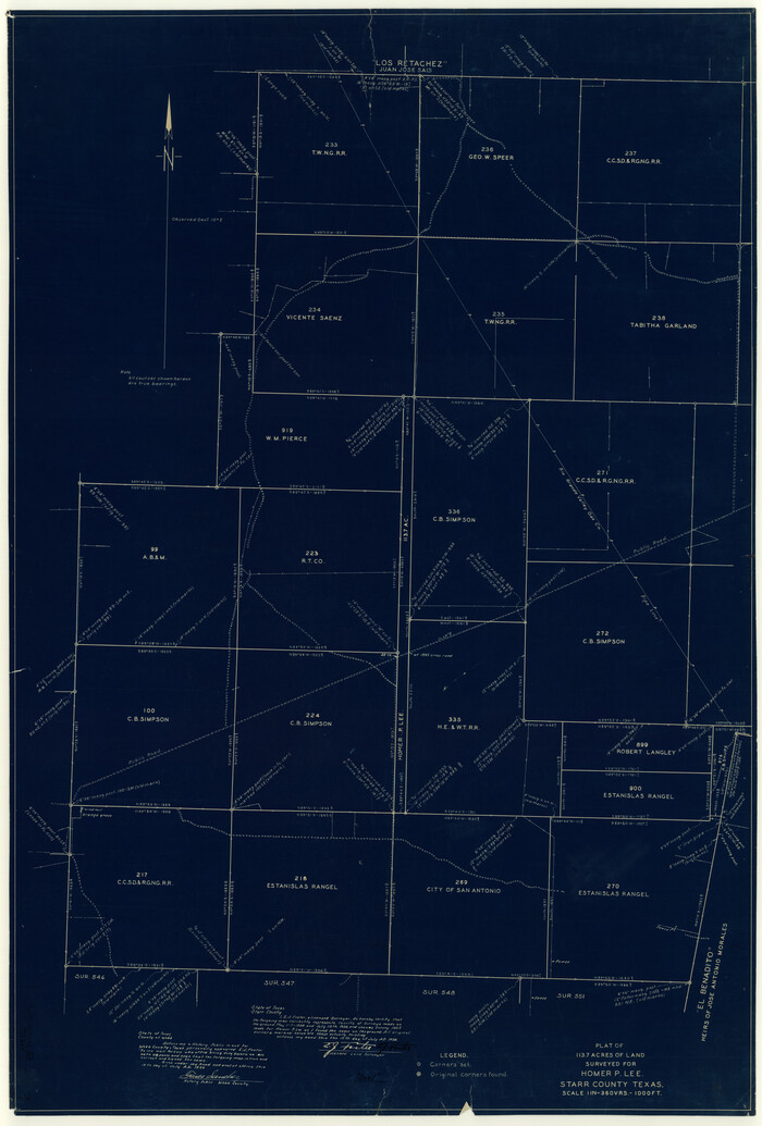 7807, Starr County Rolled Sketch 23, General Map Collection