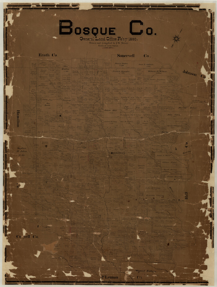 7814, Bosque Co., General Map Collection