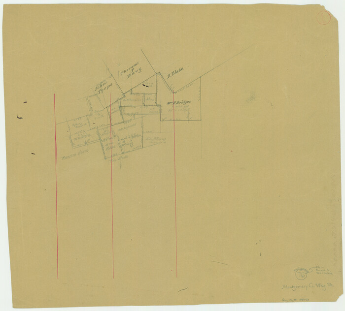 78191, Montgomery County Working Sketch 76, General Map Collection