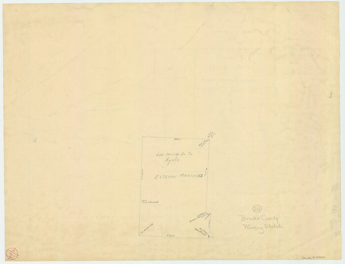 78198, Brooks County Working Sketch 20, General Map Collection