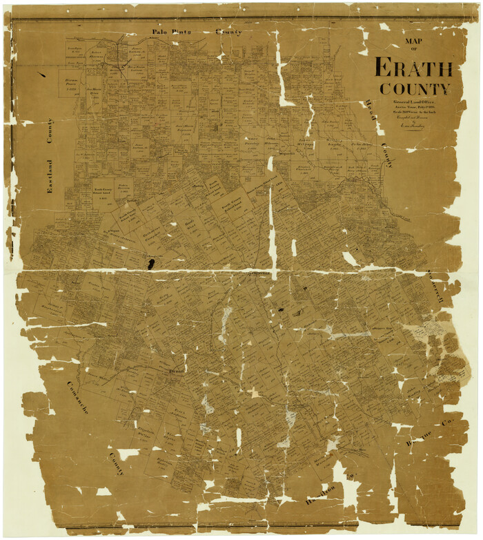 7820, Map of Erath County, General Map Collection
