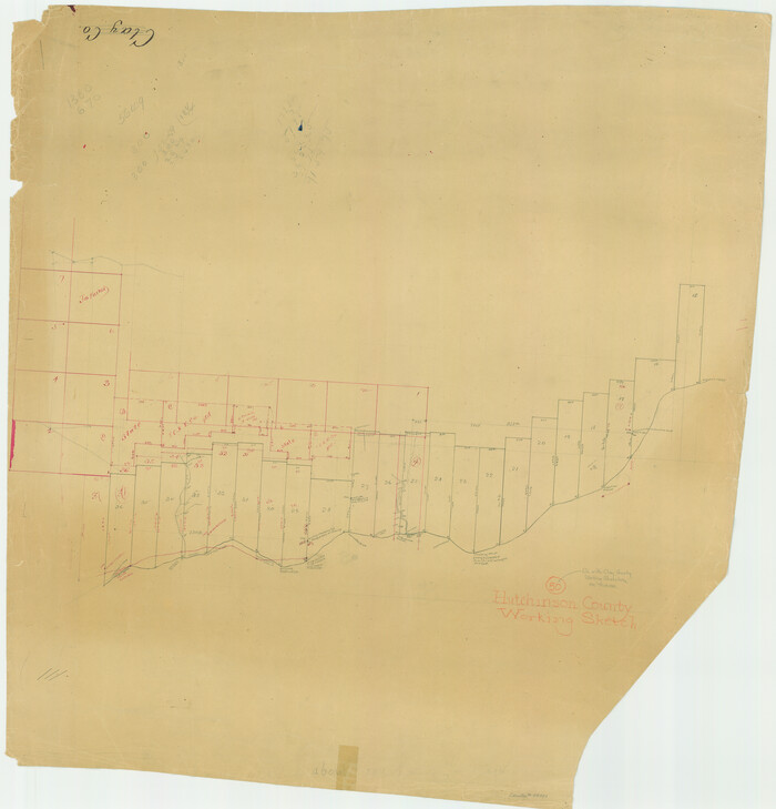 78201, Hutchinson County Working Sketch 50, General Map Collection