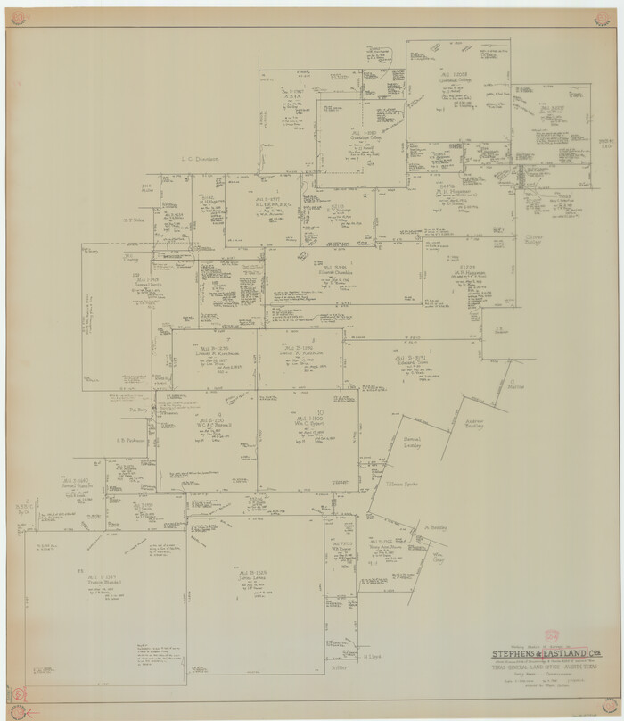 78209, Eastland County Working Sketch 60a, General Map Collection