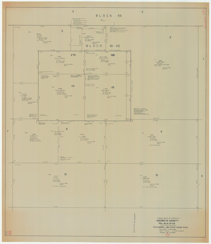 78210, Hudspeth County Working Sketch 53-2, General Map Collection