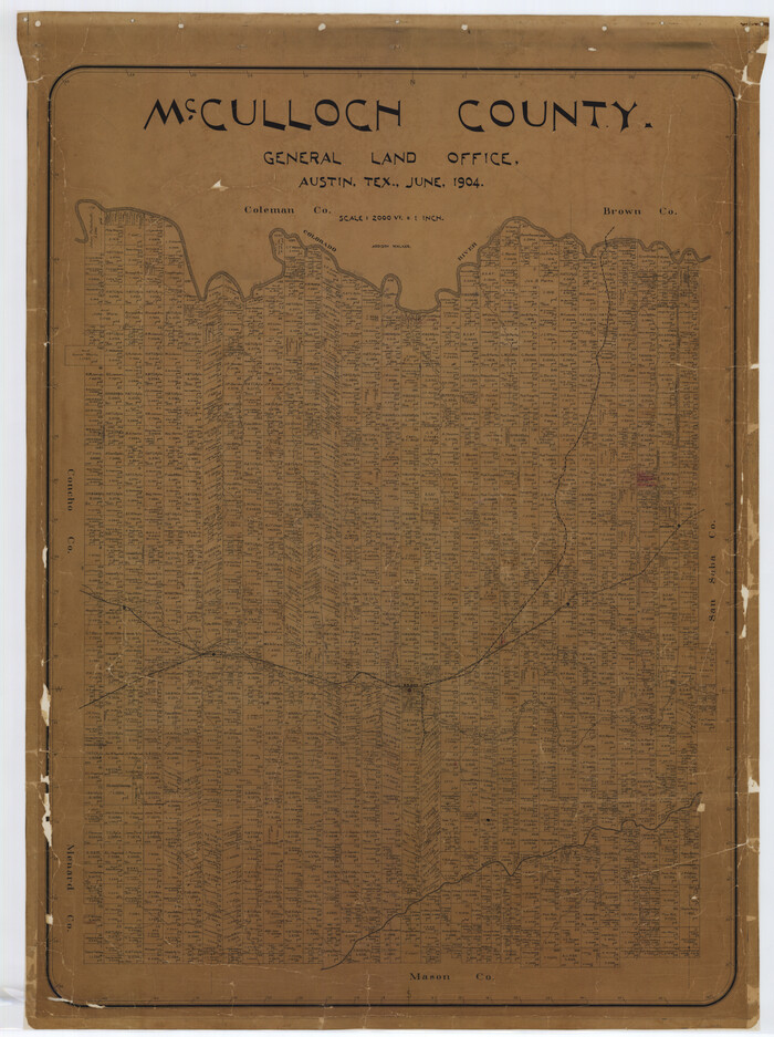 7823, McCulloch County, General Map Collection