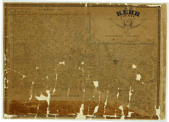 7824, Map of Kerr County, General Map Collection