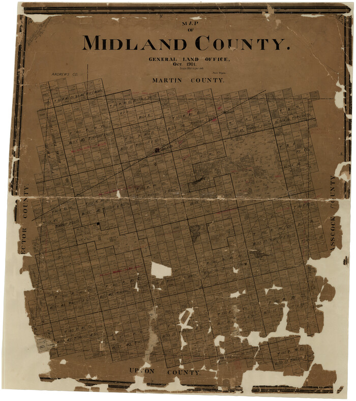 7825, Map of Midland County, General Map Collection
