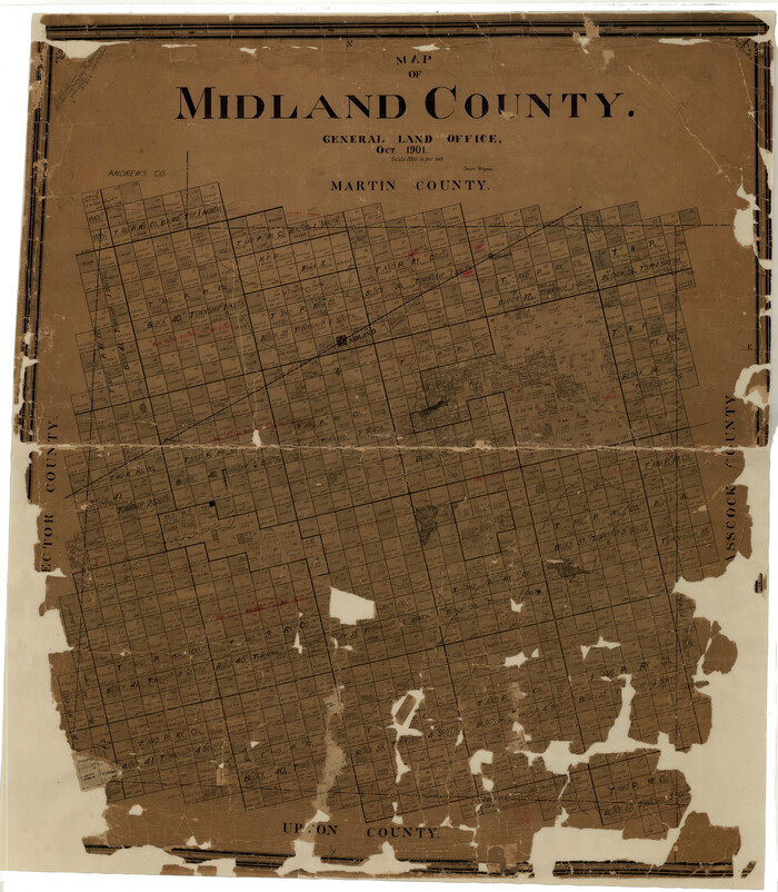 7825, Map of Midland County, General Map Collection