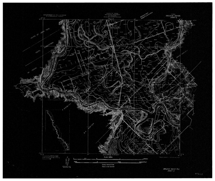 78264, Brazos River, Brazos River Sheet 1, General Map Collection
