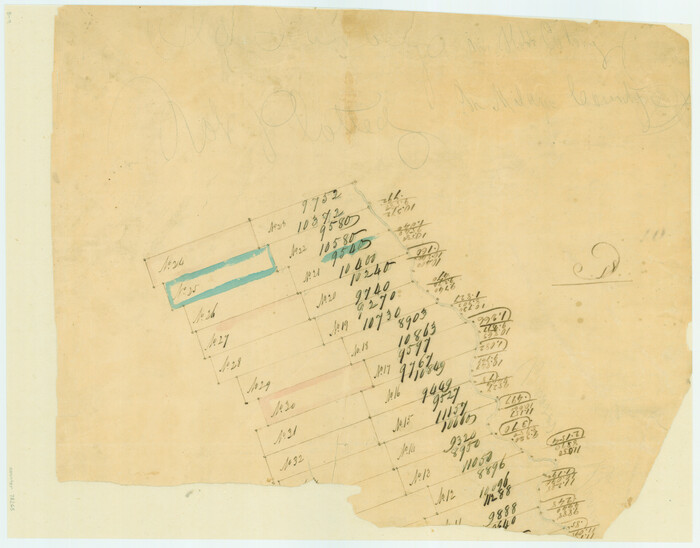 78268, [Old Surveys, Robertson Colony in Milam County], General Map Collection