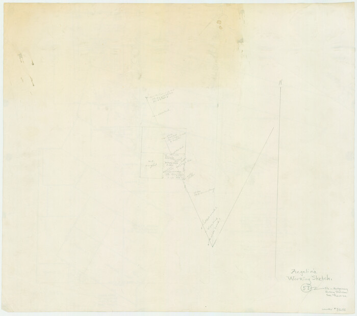 78285, Angelina County Working Sketch 57, General Map Collection