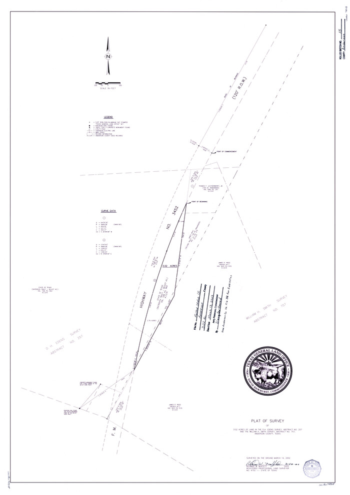 78315, Anderson County Rolled Sketch 15, General Map Collection