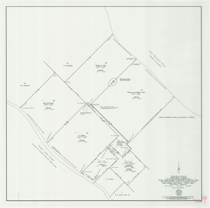 78344, Brazoria County Working Sketch 50a, General Map Collection