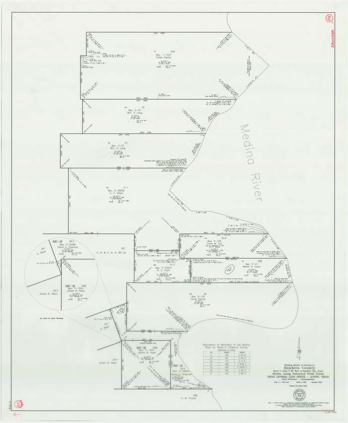 78346, Bandera County Working Sketch 59, General Map Collection