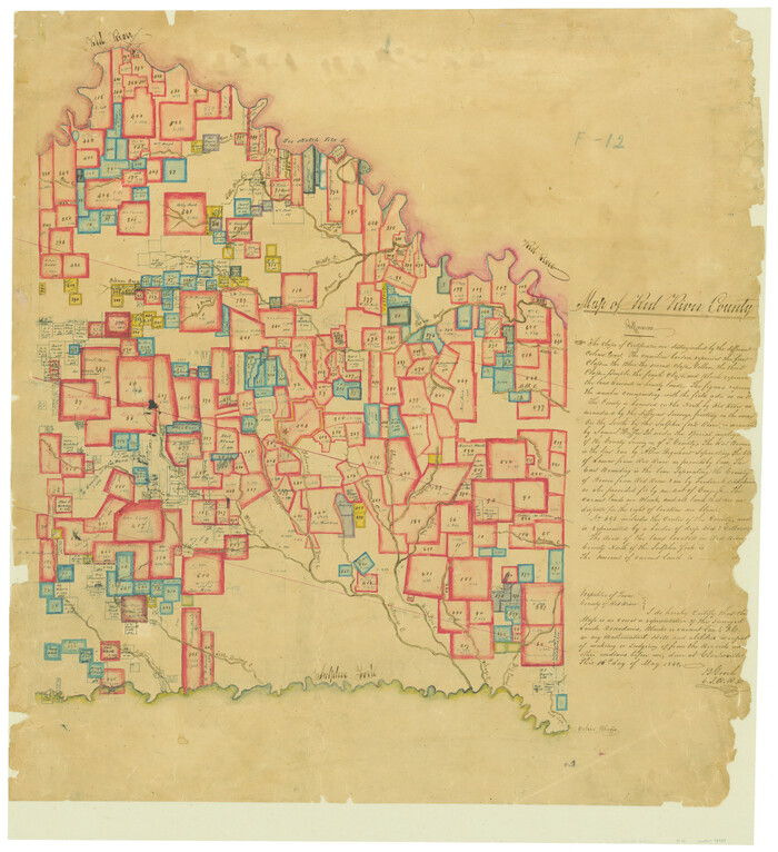 78369, Map of Red River County, General Map Collection