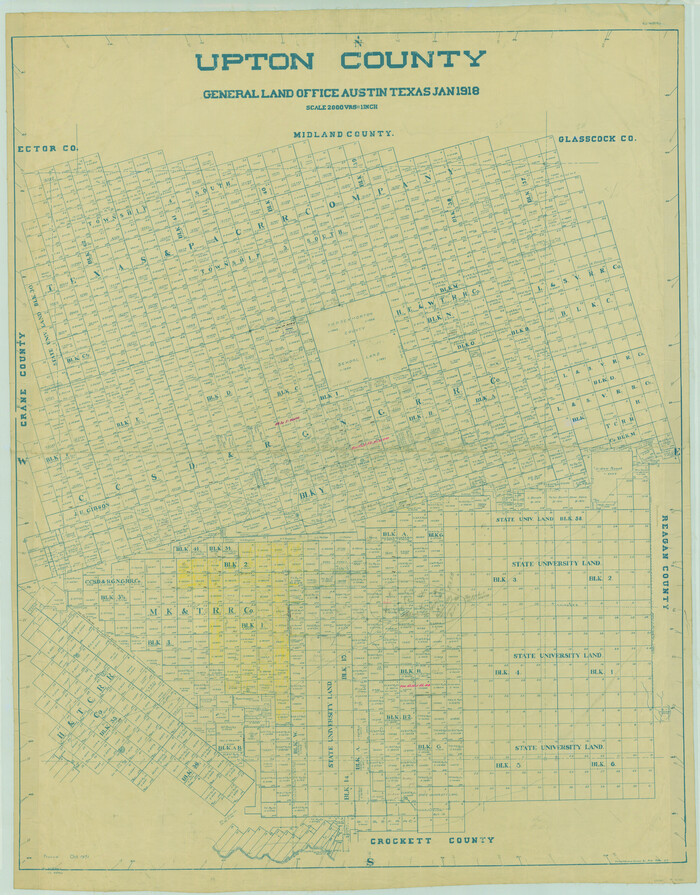 78385, Upton County, General Map Collection