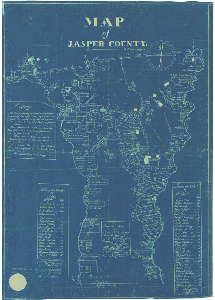 78407, Map of Jasper County, General Map Collection