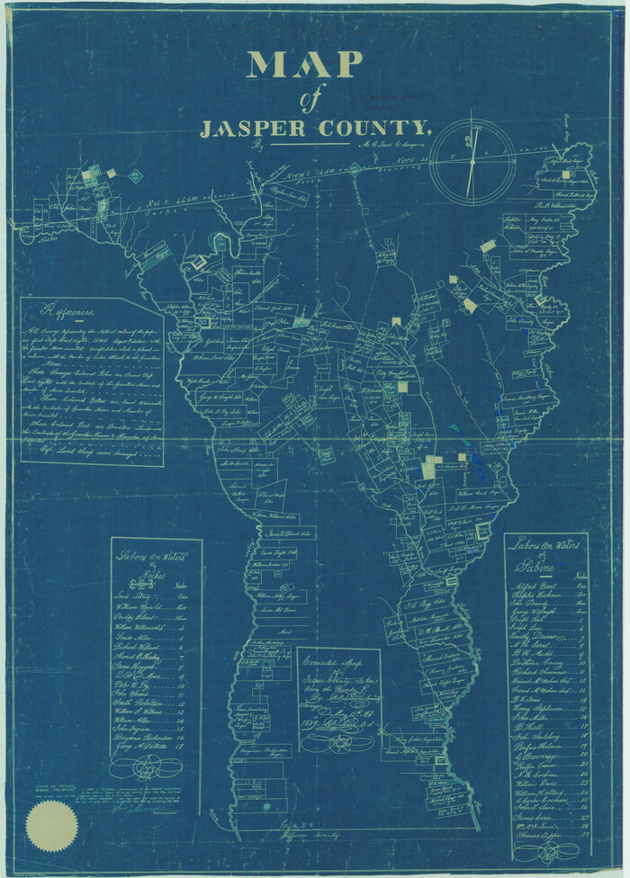 78407, Map of Jasper County, General Map Collection