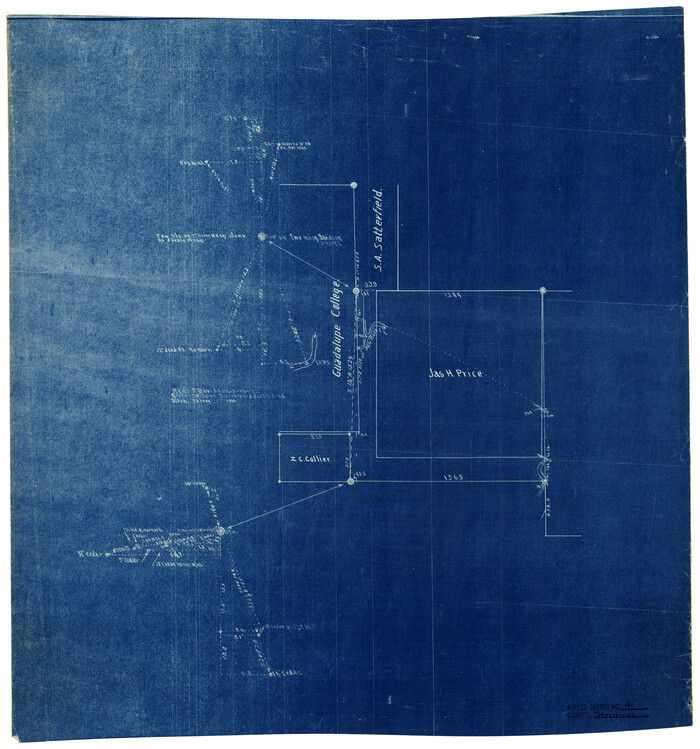 7841, Stephens County Rolled Sketch 4, General Map Collection