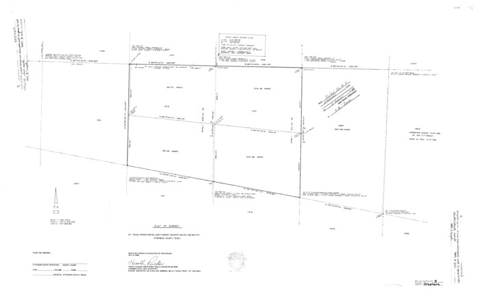 7842, Stephens County Rolled Sketch 5, General Map Collection