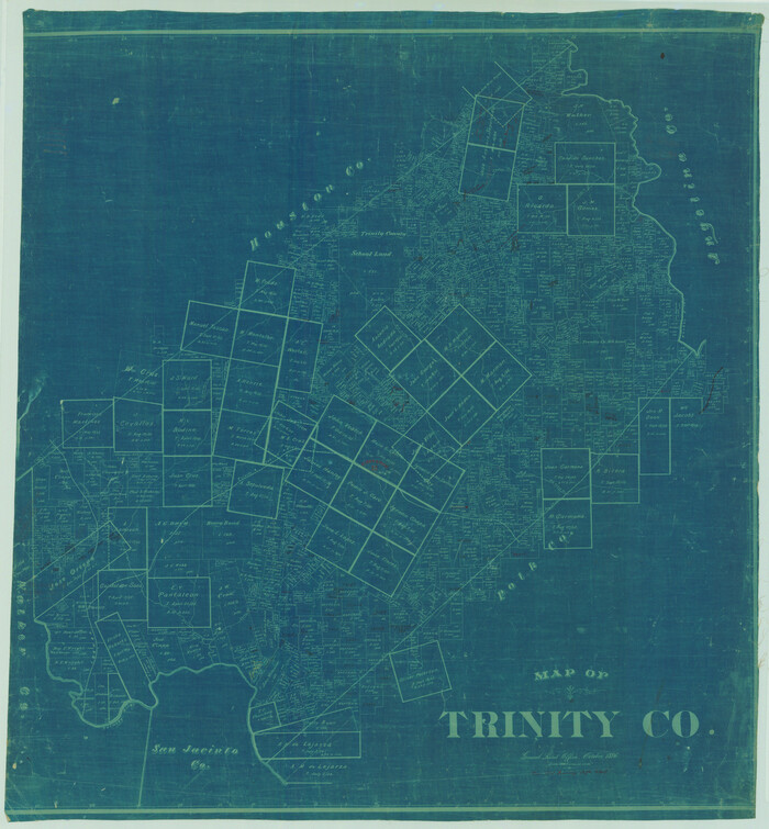 78446, Map of Trinity Co., General Map Collection