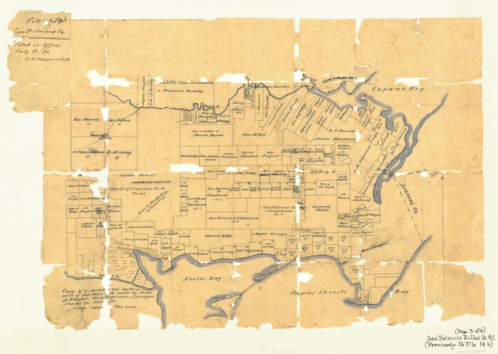 78470, San Patricio County Rolled Sketch 42, General Map Collection
