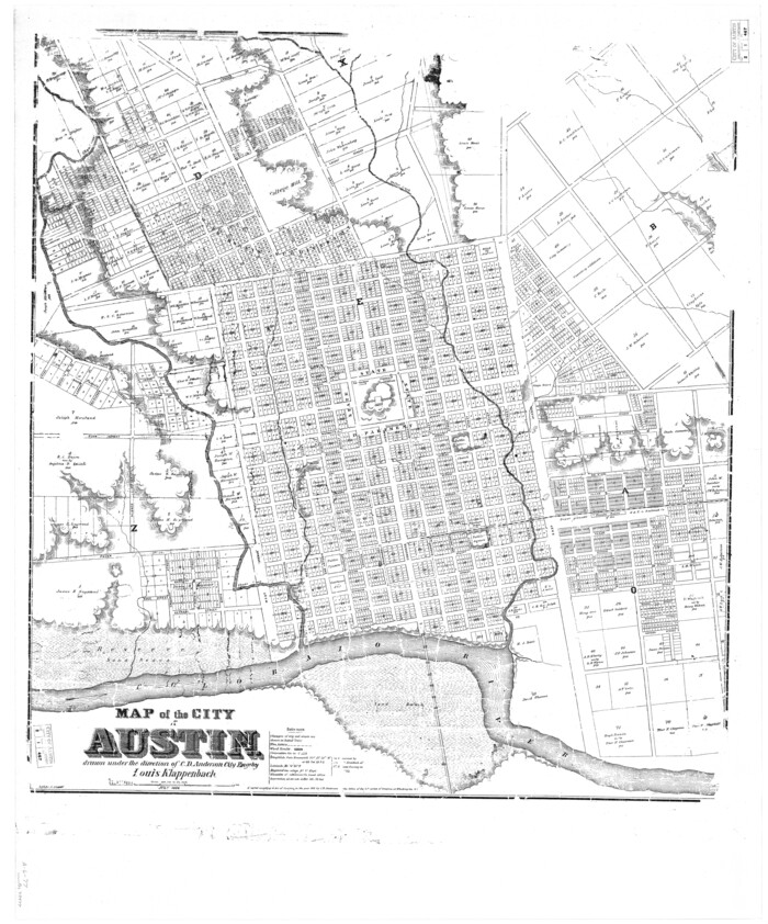 78477, Map of the City of Austin, General Map Collection