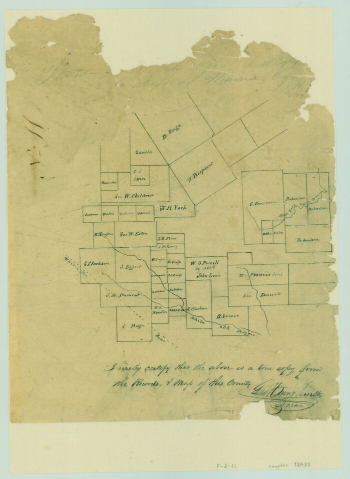 78482, [Portion of Harris County], General Map Collection