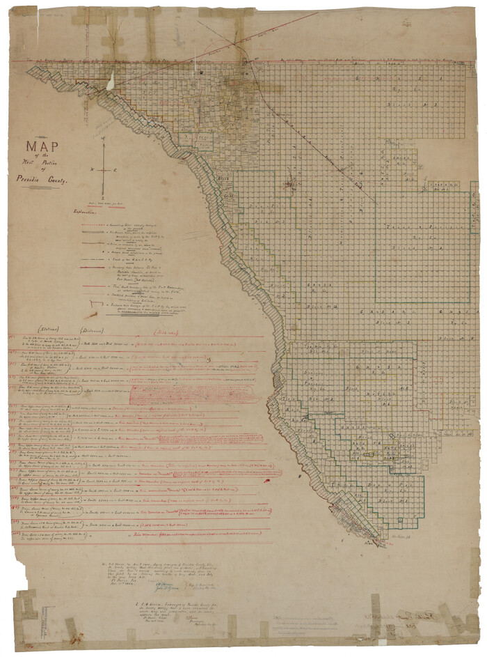 78487, Presidio County Rolled Sketch 13, General Map Collection
